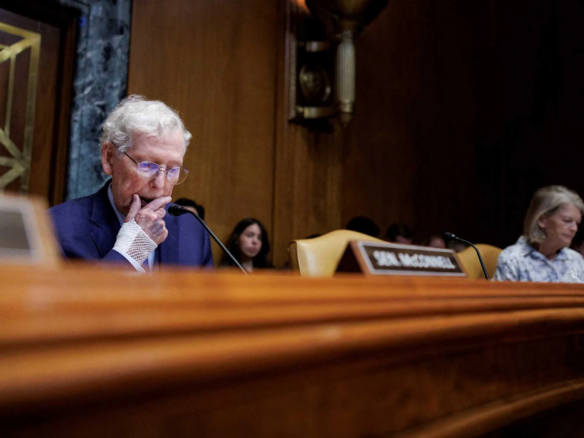‘It’s unbelievable’: GOP senators lose patience as senator’s absence ties agenda in knots