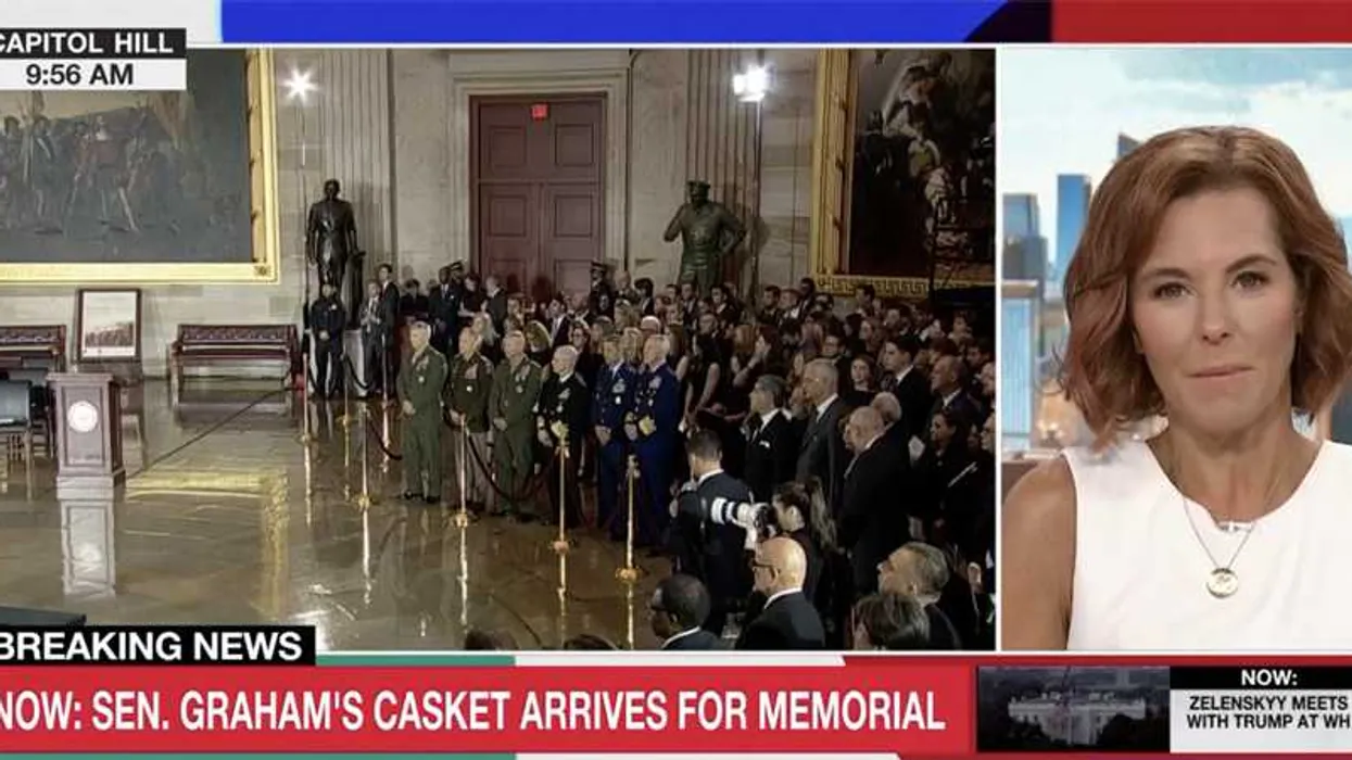 MS NOW host hints Lindsey Graham may be in hell during televised memorial