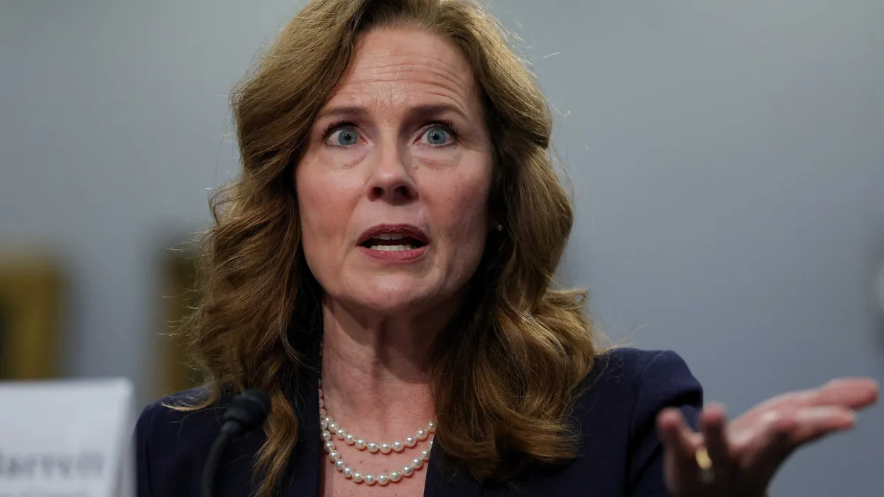 Trump spreads false claims about Justice Amy Coney Barrett