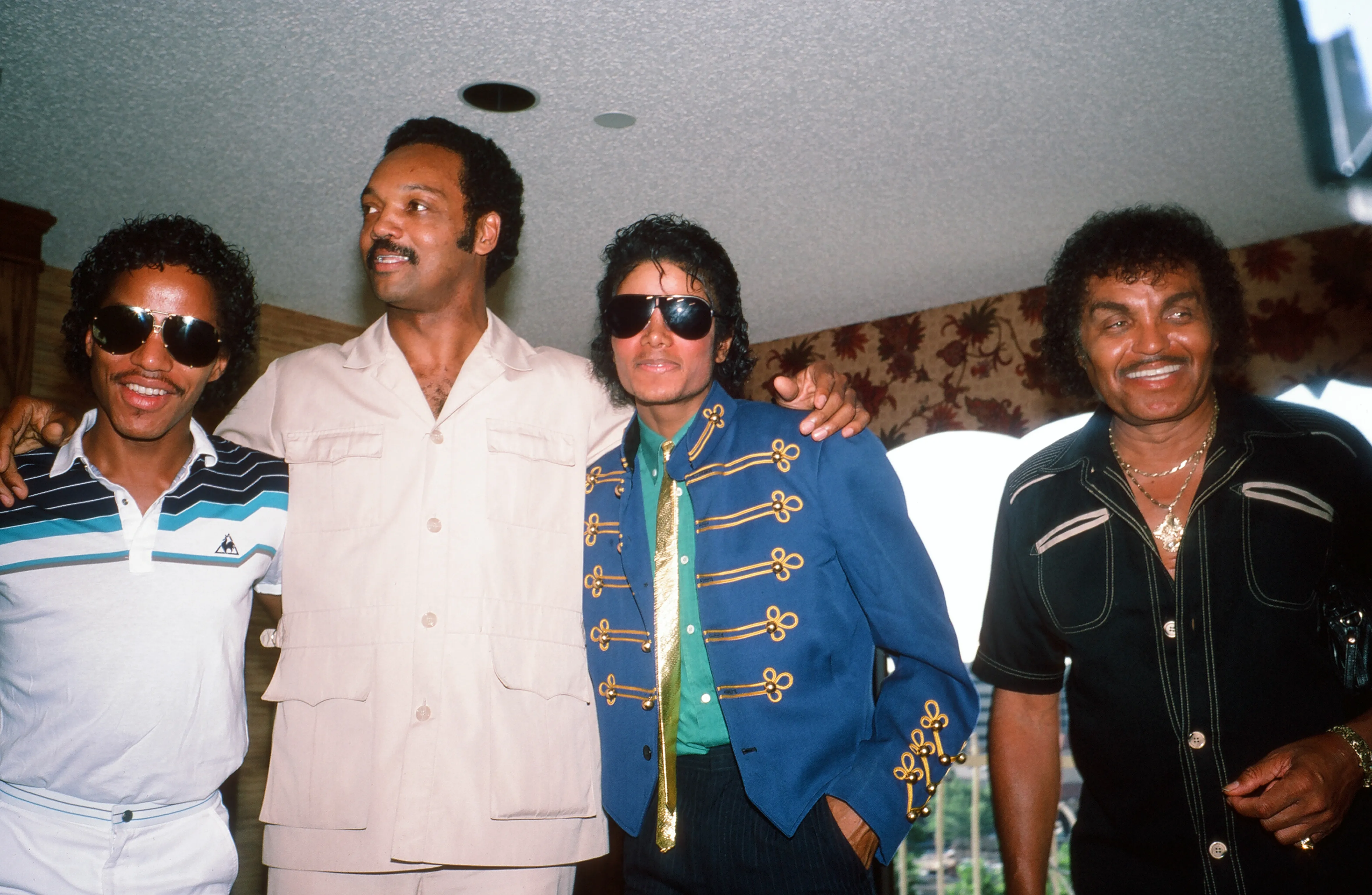 Marlon, Michael, Rev. Jesse Jackson 