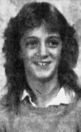 A black and white image of Shelly Elizabeth Boggio.