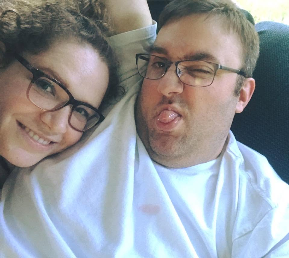 Adam Washburn (right) said he would not help with his wife's bail, a neighbor recalled.