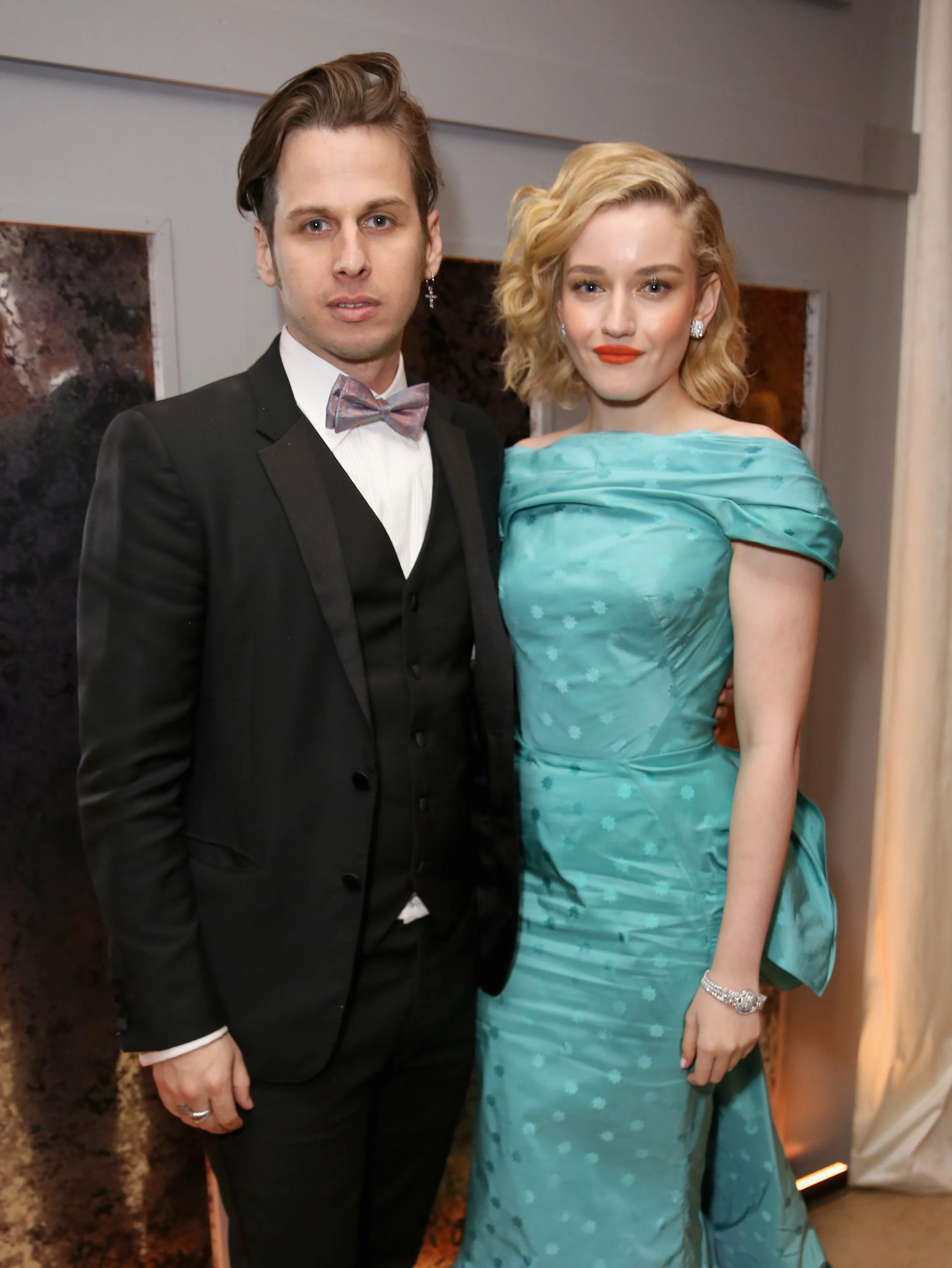 Mark Foster and Julia Garner attend the Netflix 2019 SAG Awards after-party.