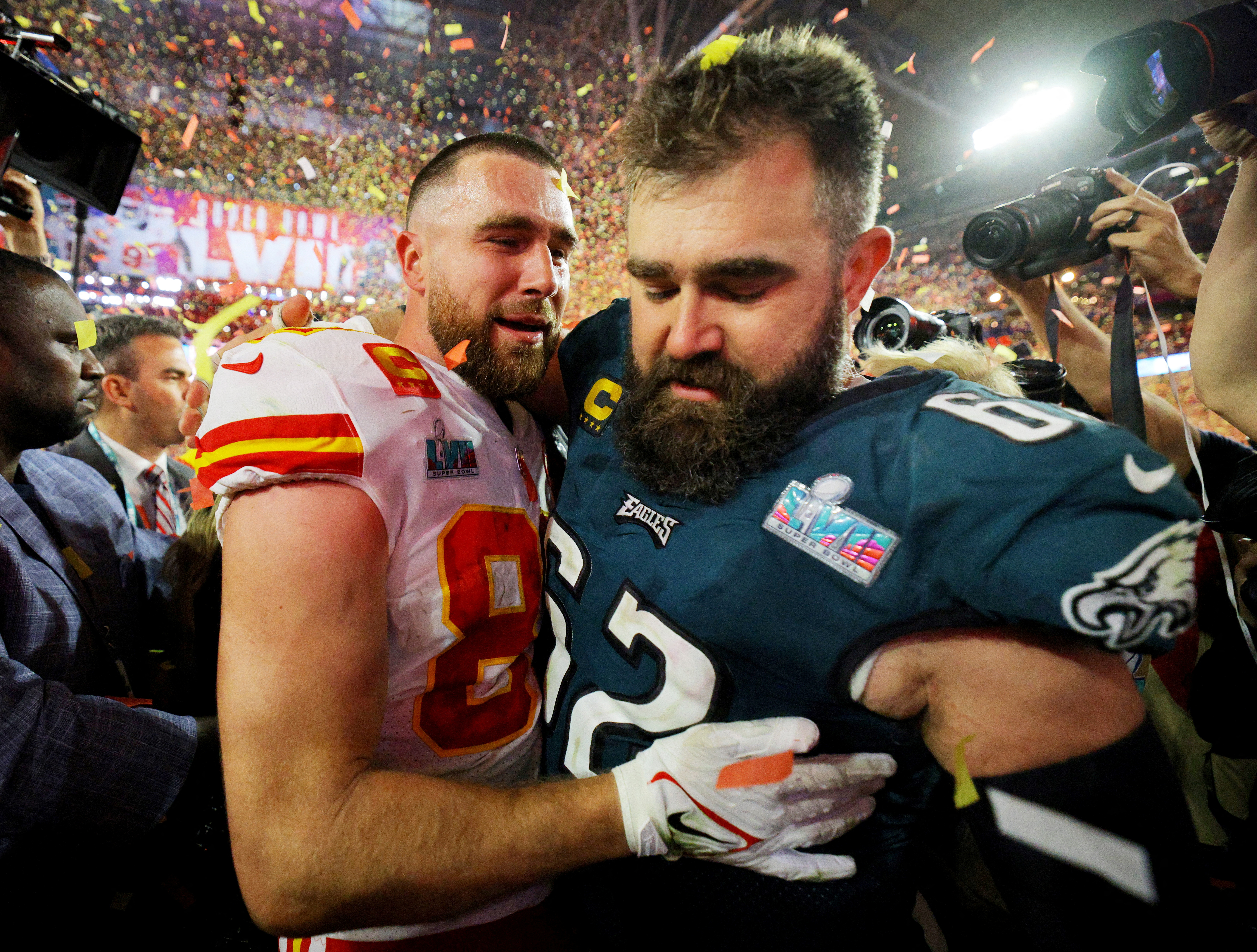 Travis and Jason Kelce