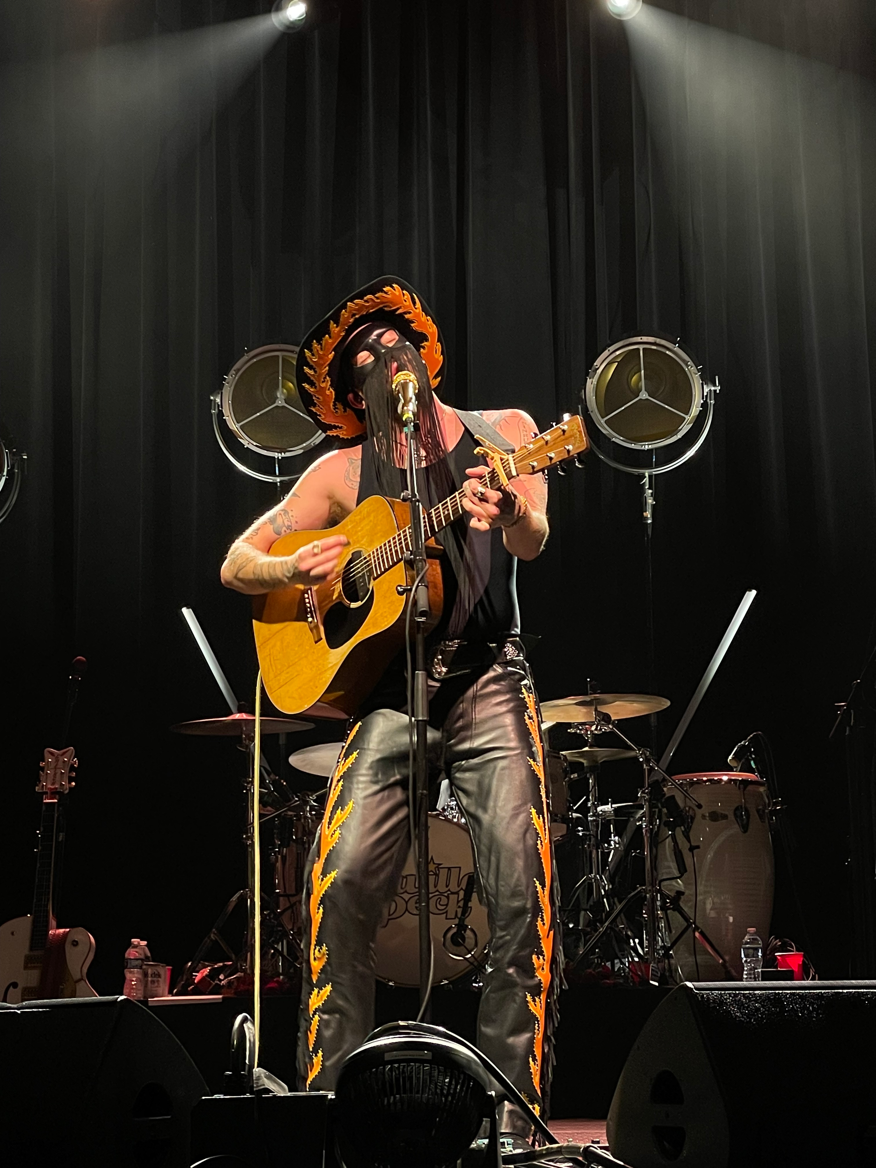 Orville Peck performing at Madison Square Garden.
