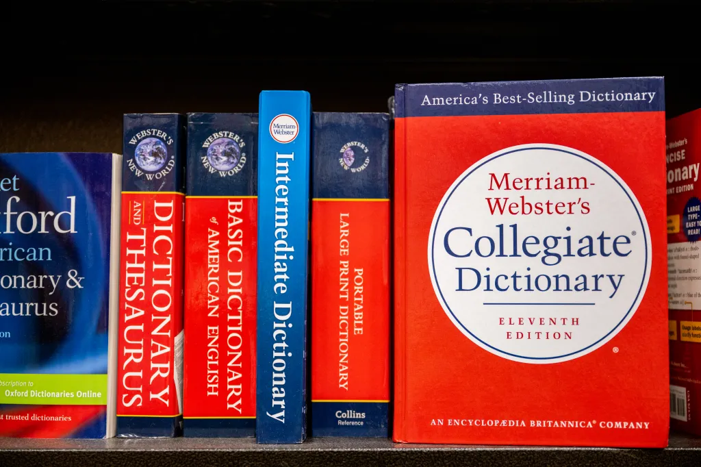Various dictionaries including 