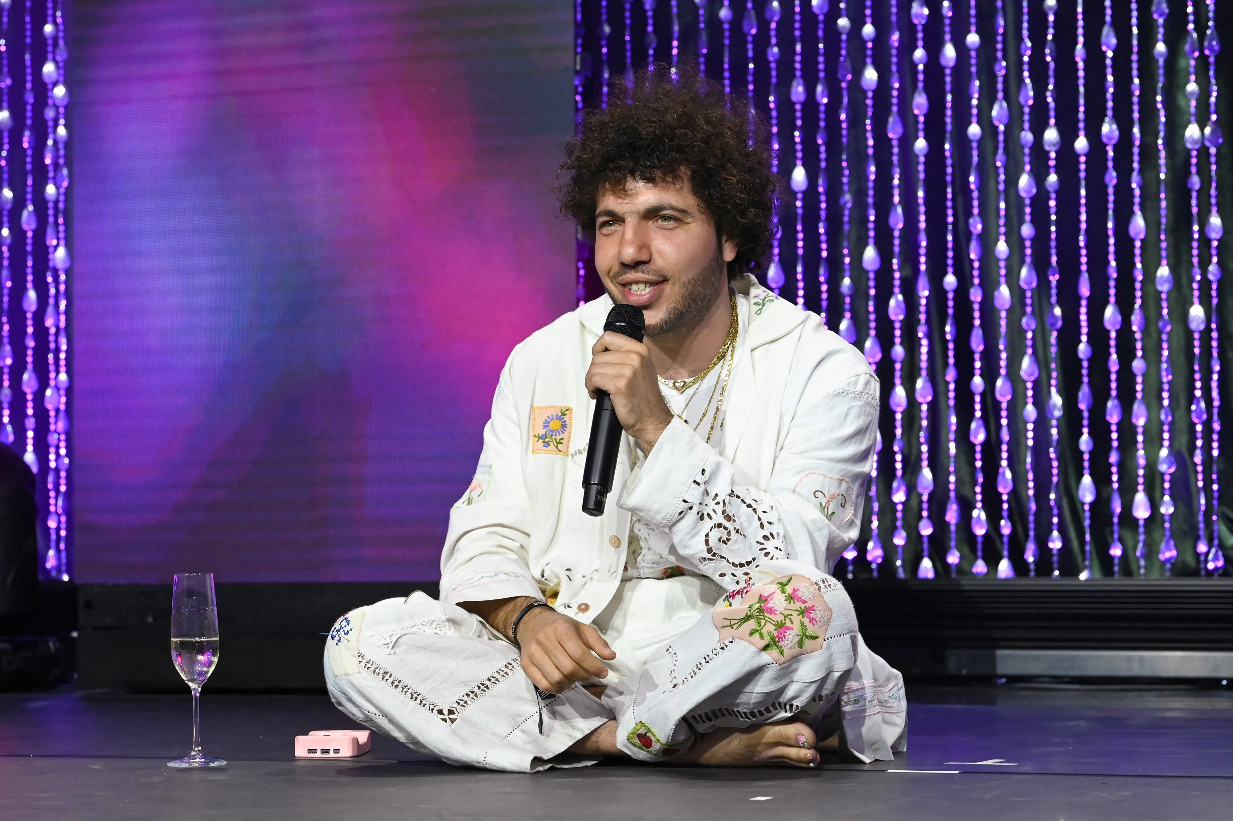 Benny Blanco speaks onstage at the 2024 BMI Pop Awards.