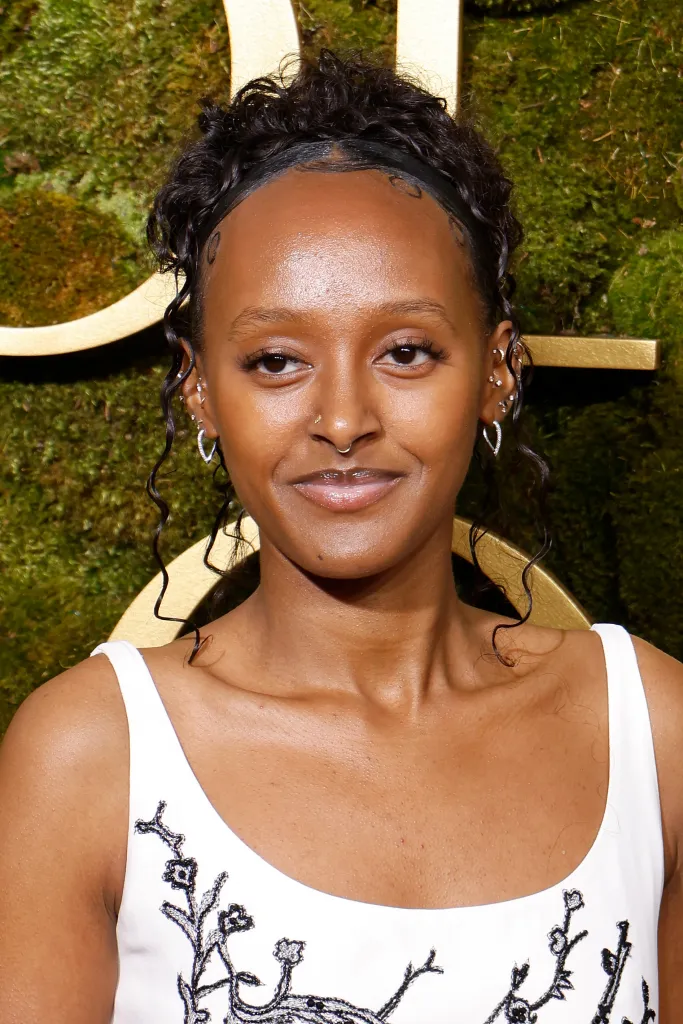 Zahara Jolie attends the 2025 Golden Globe Awards.