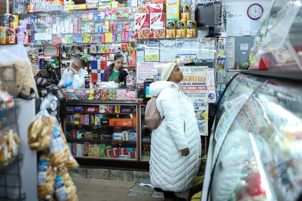 Bodega customer.