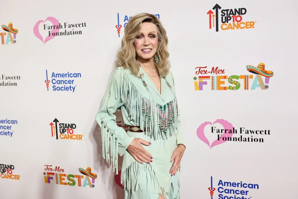 Donna Mills at the Farrah Fawcett Foundation 2025 Tex-Mex Fiesta.