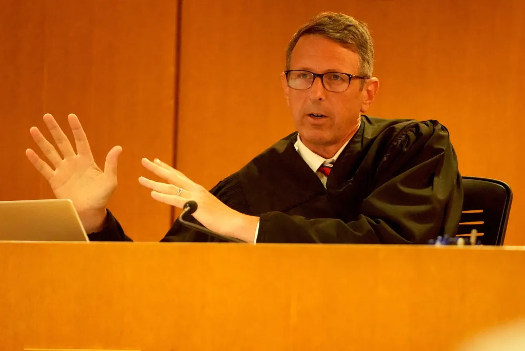 Judge Derek Malan sentencing Loay Alnaji.