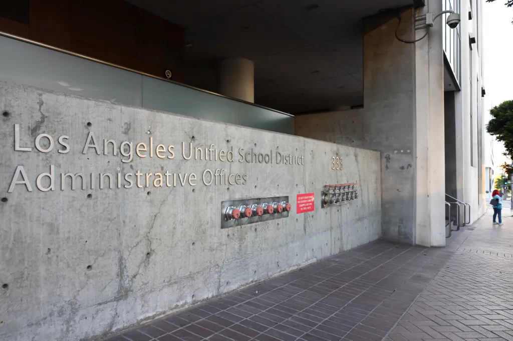 Los Angeles Unified School District Administrative Offices building.