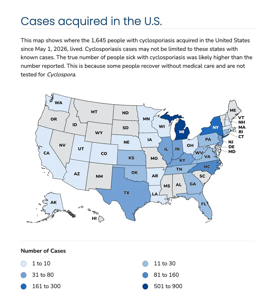 The CDC is also investigating more than 5,100 additional suspected cases, with a total of 145 people having been hospitalized with the infection.