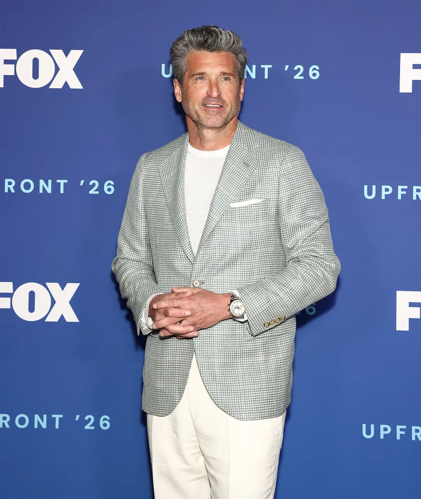 Patrick Dempsey on the FOX Upfront 2026 red carpet.