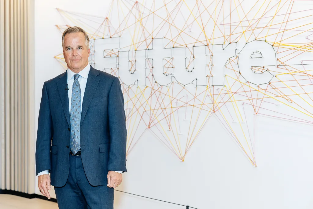 John Kelly, Global Head of Coporate Affairs, at the BlackRock office