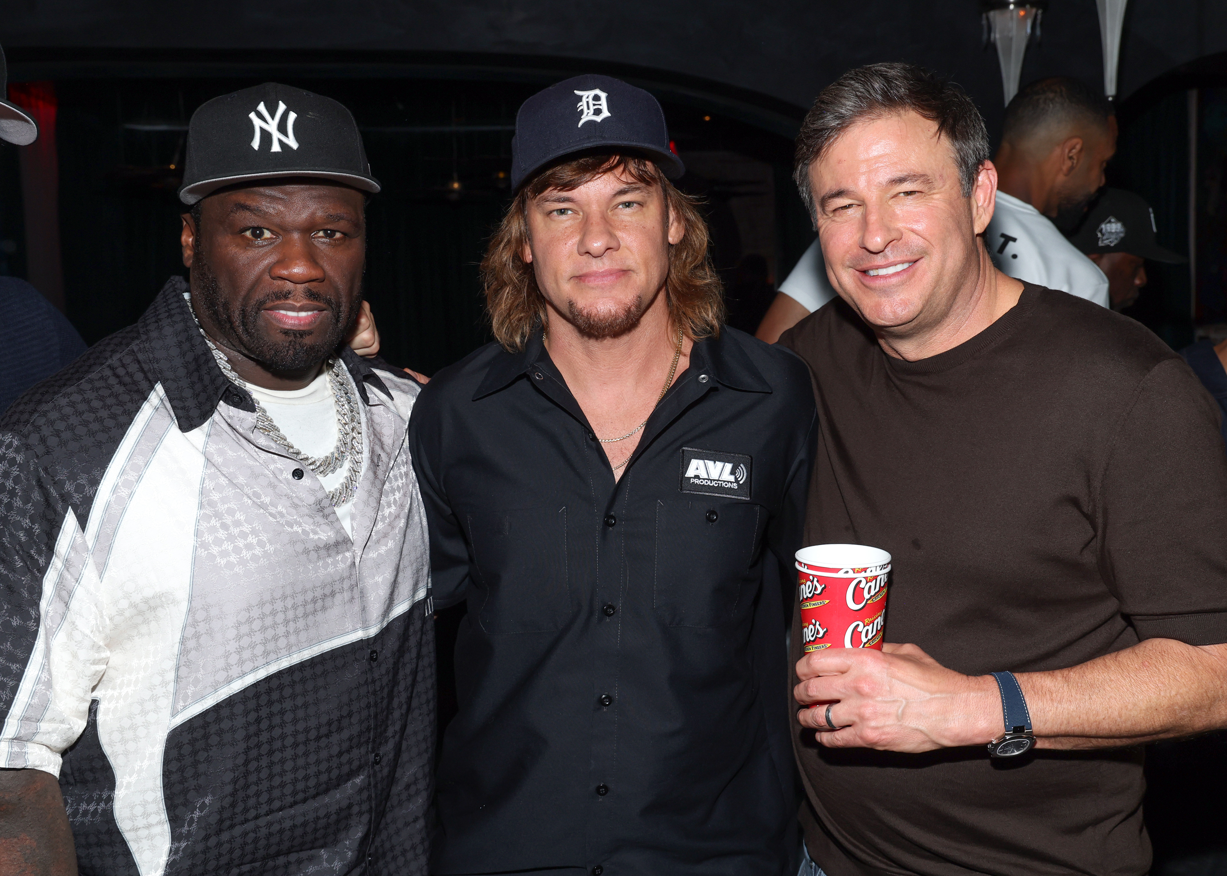50 Cent, Theo Von, and Todd Graves,
