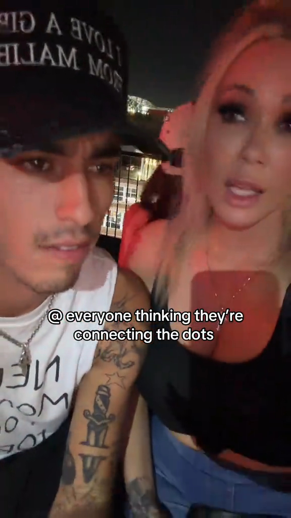 Bunnie XO and Dylann Wolf in a video with the text