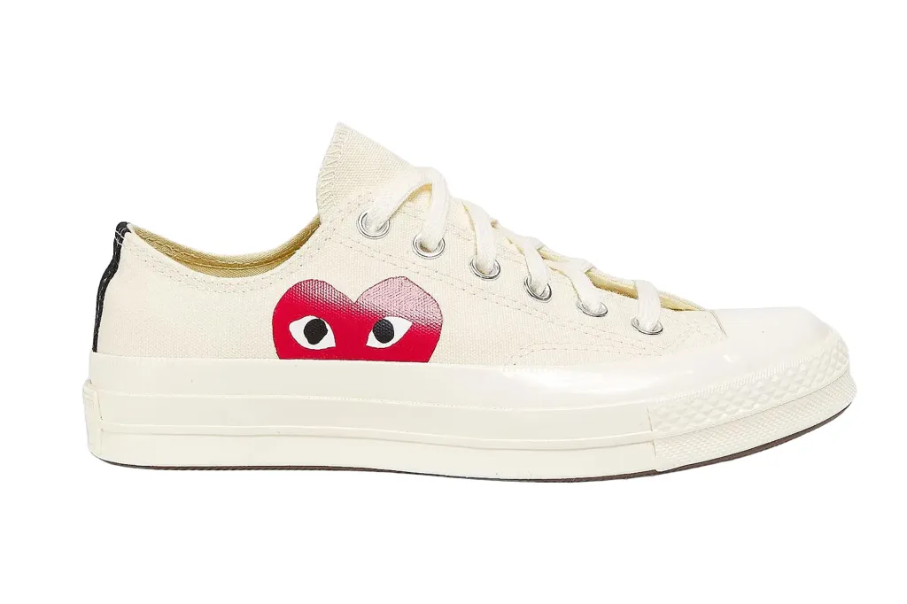 Commes des Garçons PLAY x Converse Women's Chuck Taylor All Star Peek-A-Boo Low-Top Sneakers