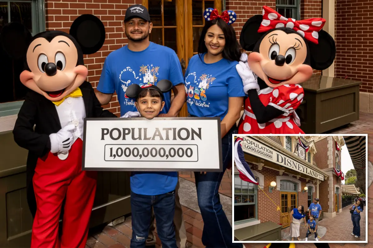 Arizona boy named Disneyland’s one billionth guest on his 8th birthday in memorable ceremony