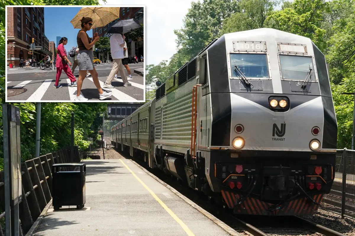 NJ Transit commutes thrown into chaos as extreme heat causes delays, cancellations