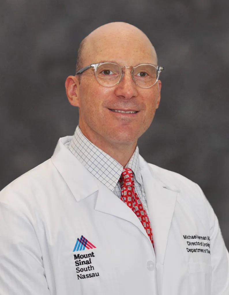 Portrait of Dr. Michael Herman, Director of Urology at Mount Sinai South Nassau.