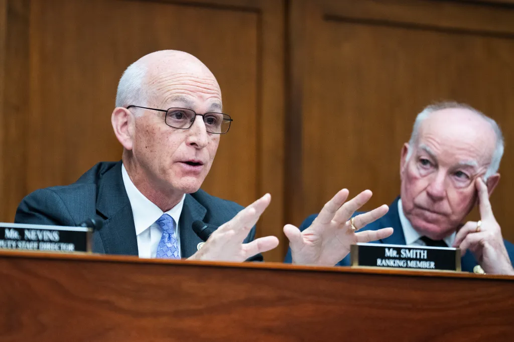 Rep. Adam Smith speaks during a House Armed Services Committee hearing on April 29, 2026.