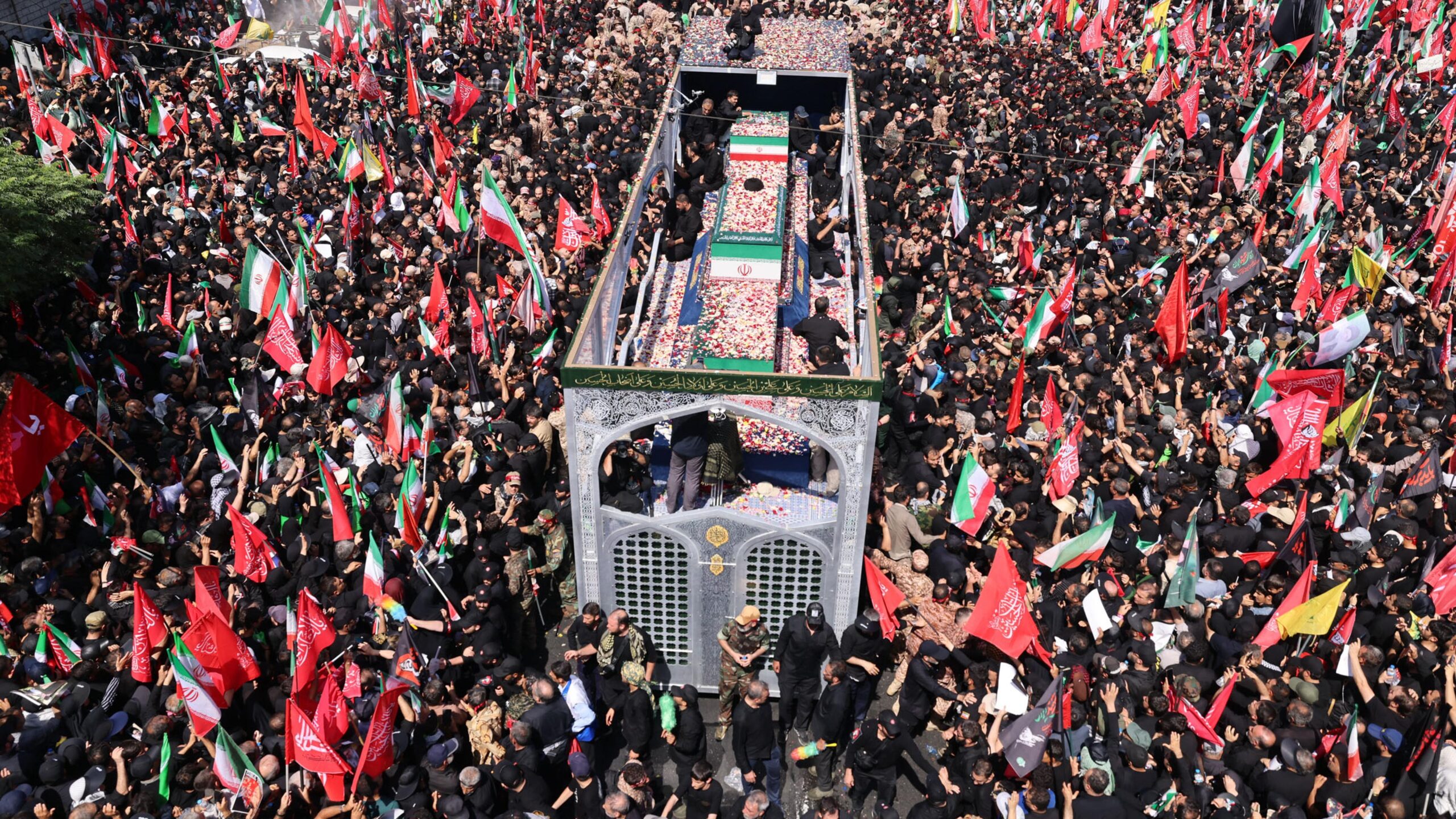 The Elaborate Pageant of Khamenei’s Funeral, in Photos