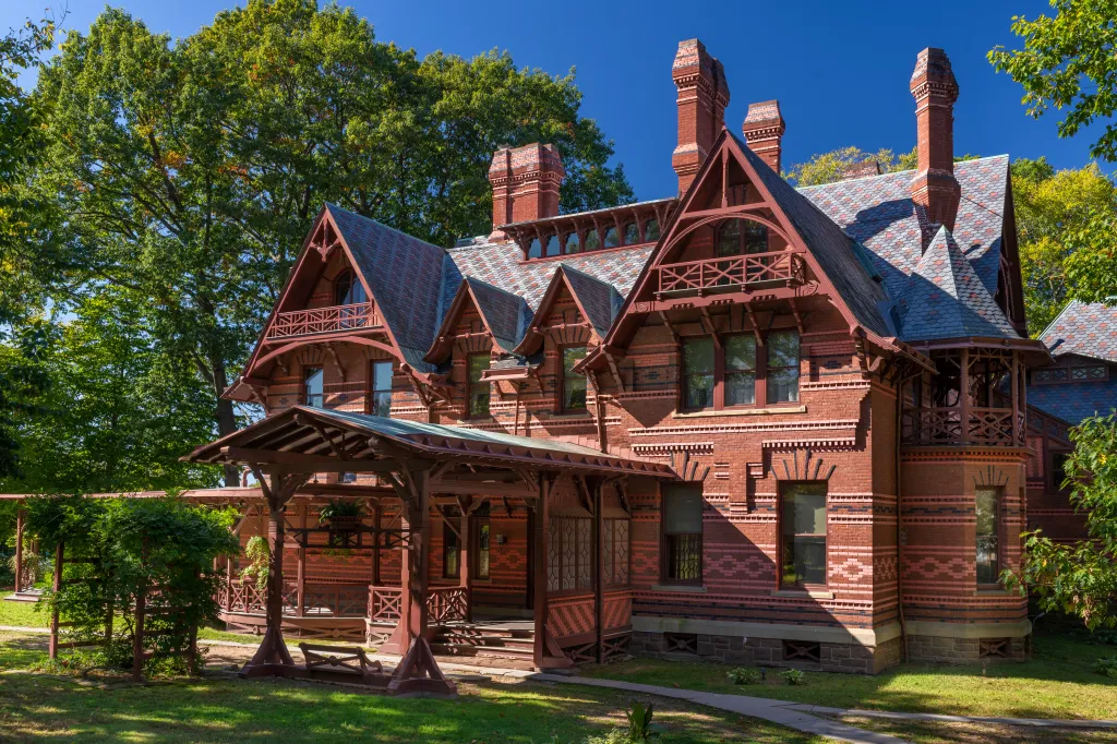 Exterior of the Mark Twain House. 