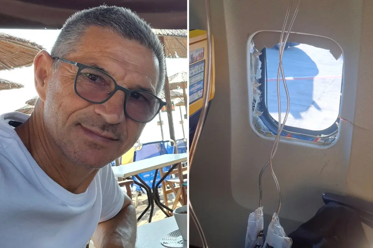 Ryanair passenger recounts horror of getting sucked halfway out airplane window