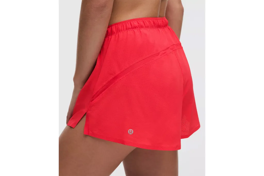 Textured Mesh High-Rise Running Short 2.5"