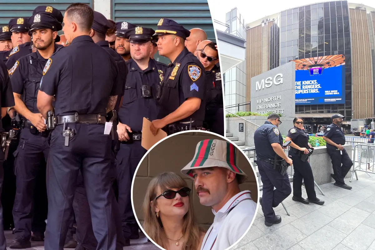 Staggering six-figure cost of Taylor Swift and Travis Kelce’s MSG wedding police presence revealed