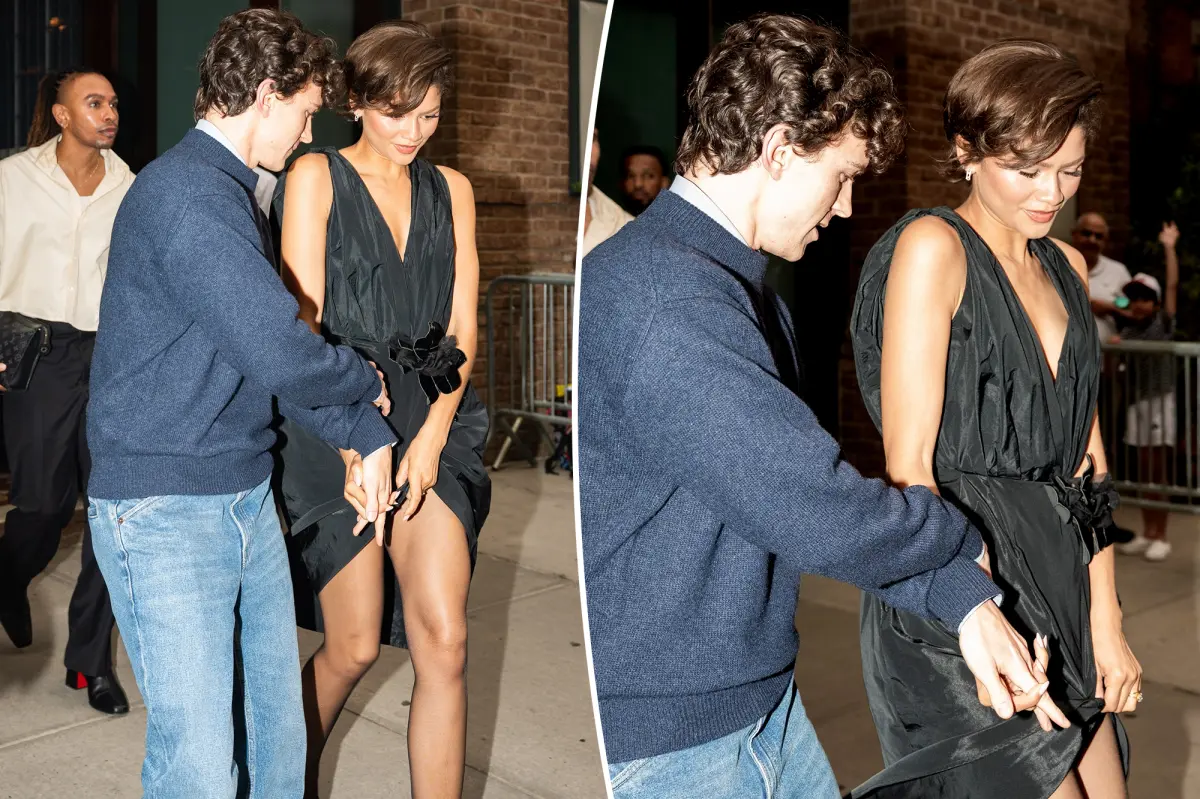 Tom Holland saves wife Zendaya from major wardrobe malfunction in leggy dress