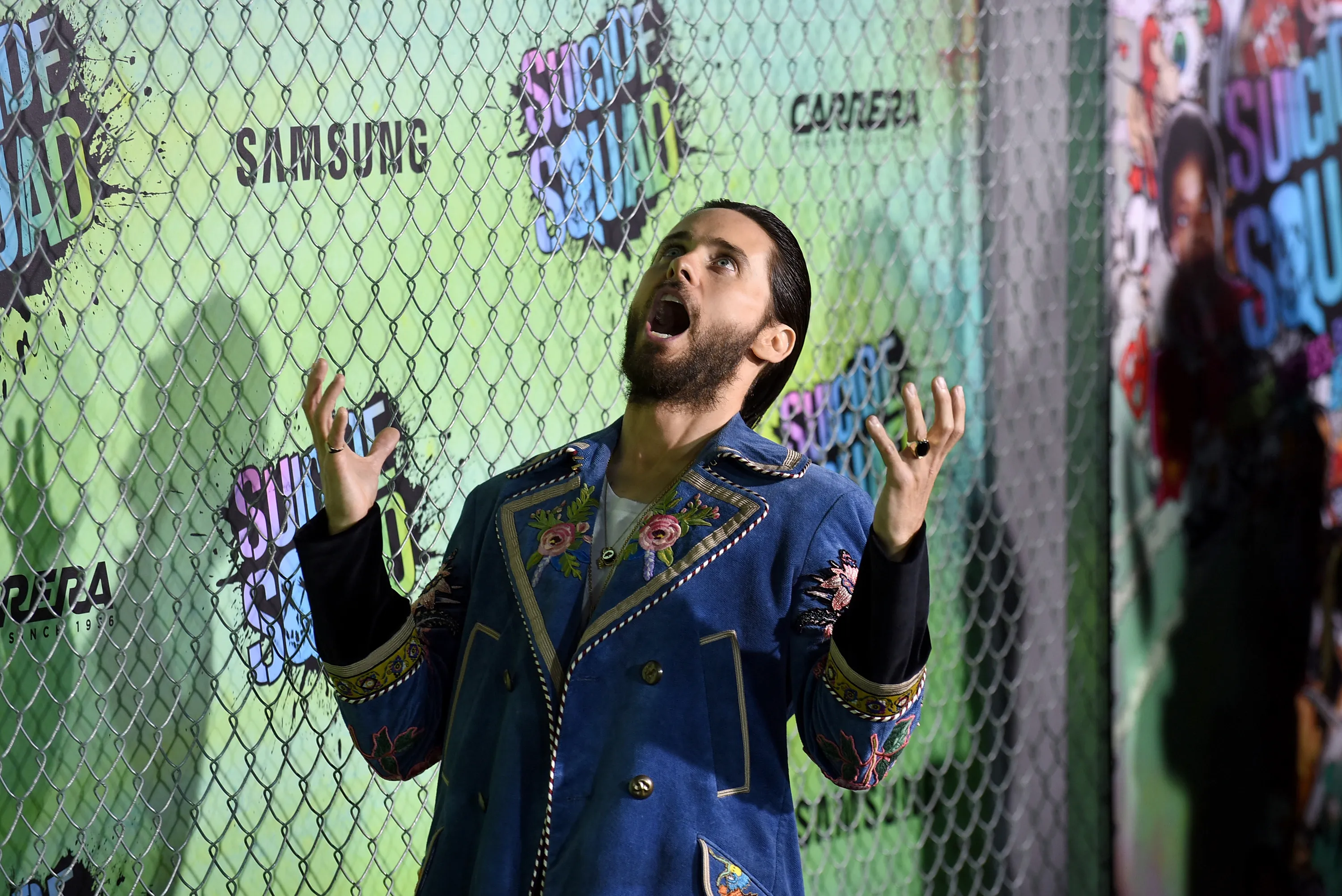 Actor Jared Leto at the Suicide Squad premiere.