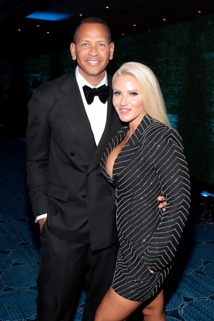 Alex Rodriguez and Jaclyn Cordeiro attending an event.