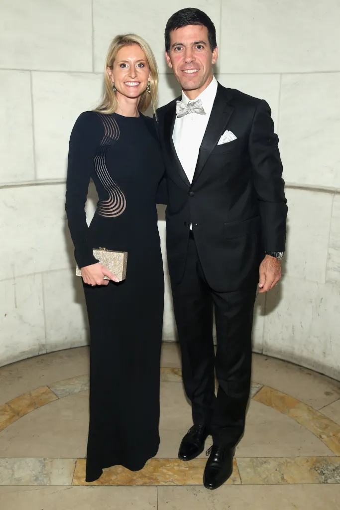 Amanda Waldron and John Waldron attending an event.