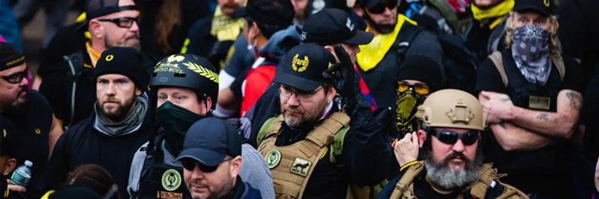 Trump DOJ hangs MAGA ex-cop out to dry who leaked probe to Proud Boys leader: report