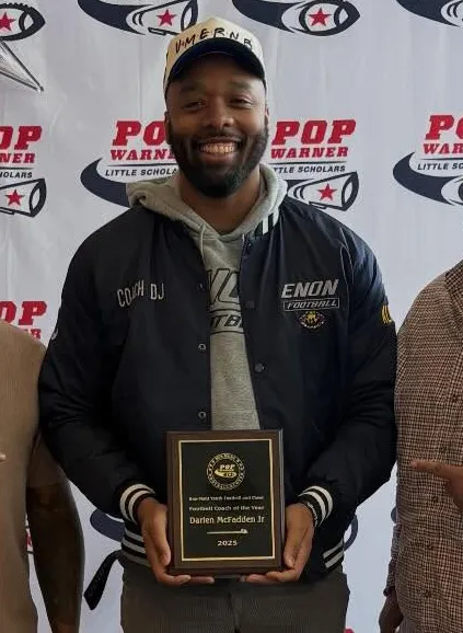 The coaches including assistant head coach Darian “DJ” McFadden, 42, were each hit with endangering the welfare of a child and conspiracy to endanger the welfare of a child.