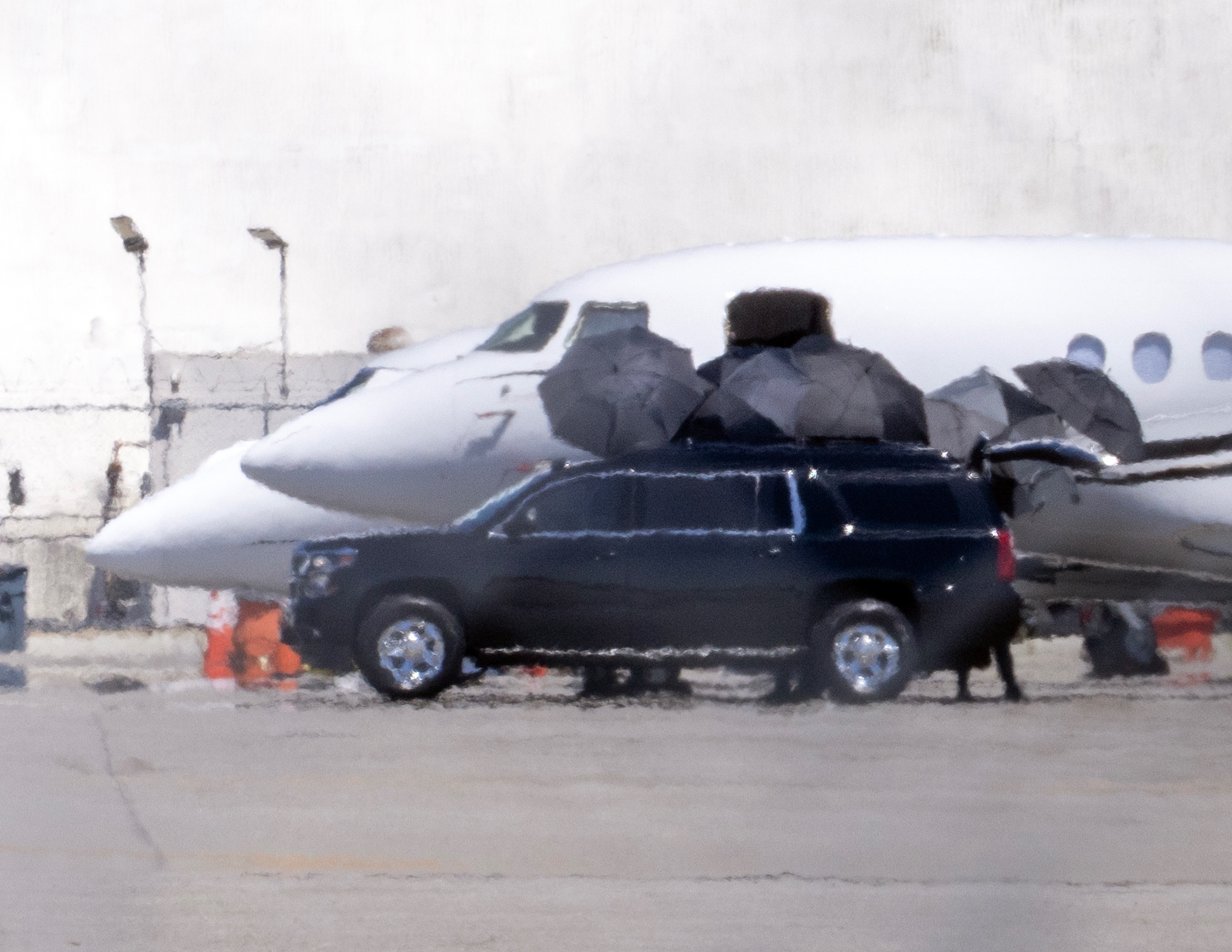 Taylor Swift and Travis Kelce at Burbank Airport