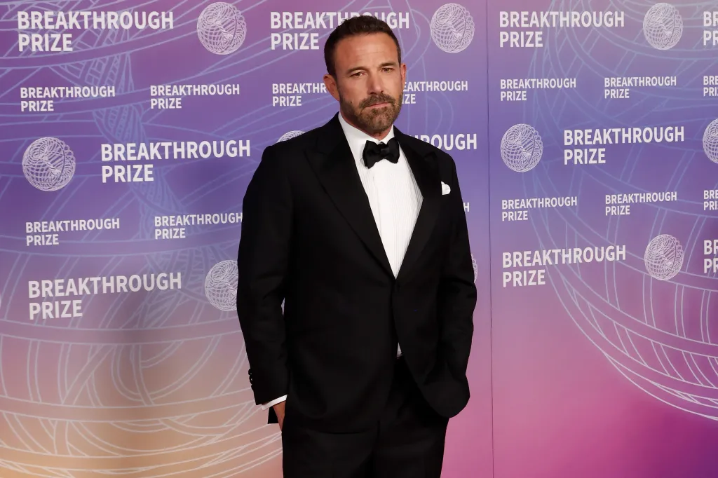 Ben Affleck attends the 12th Breakthrough Prize Ceremony.
