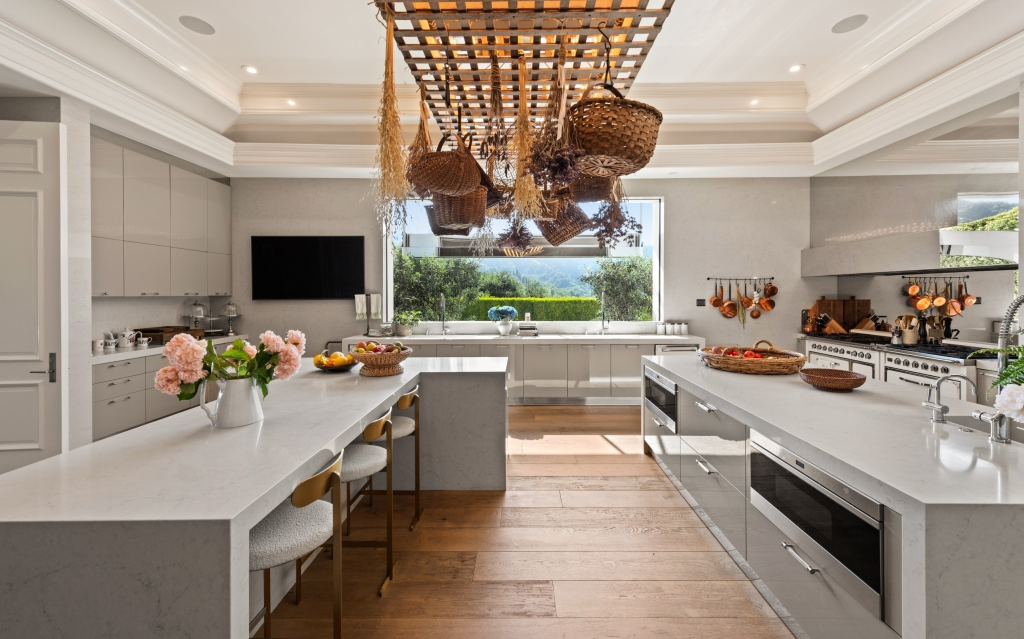 The chef's kitchen.