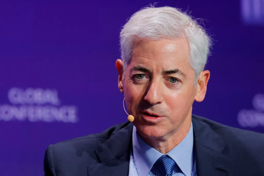 Bill Ackman, founder and CEO of Pershing Square Capital Management, speaking at the Milken Conference 2025.