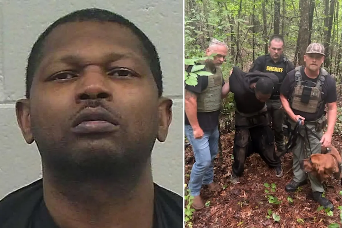 10-hour Ga. manhunt ends after bloodhound K-9 locates brute accused of shooting mother of his child