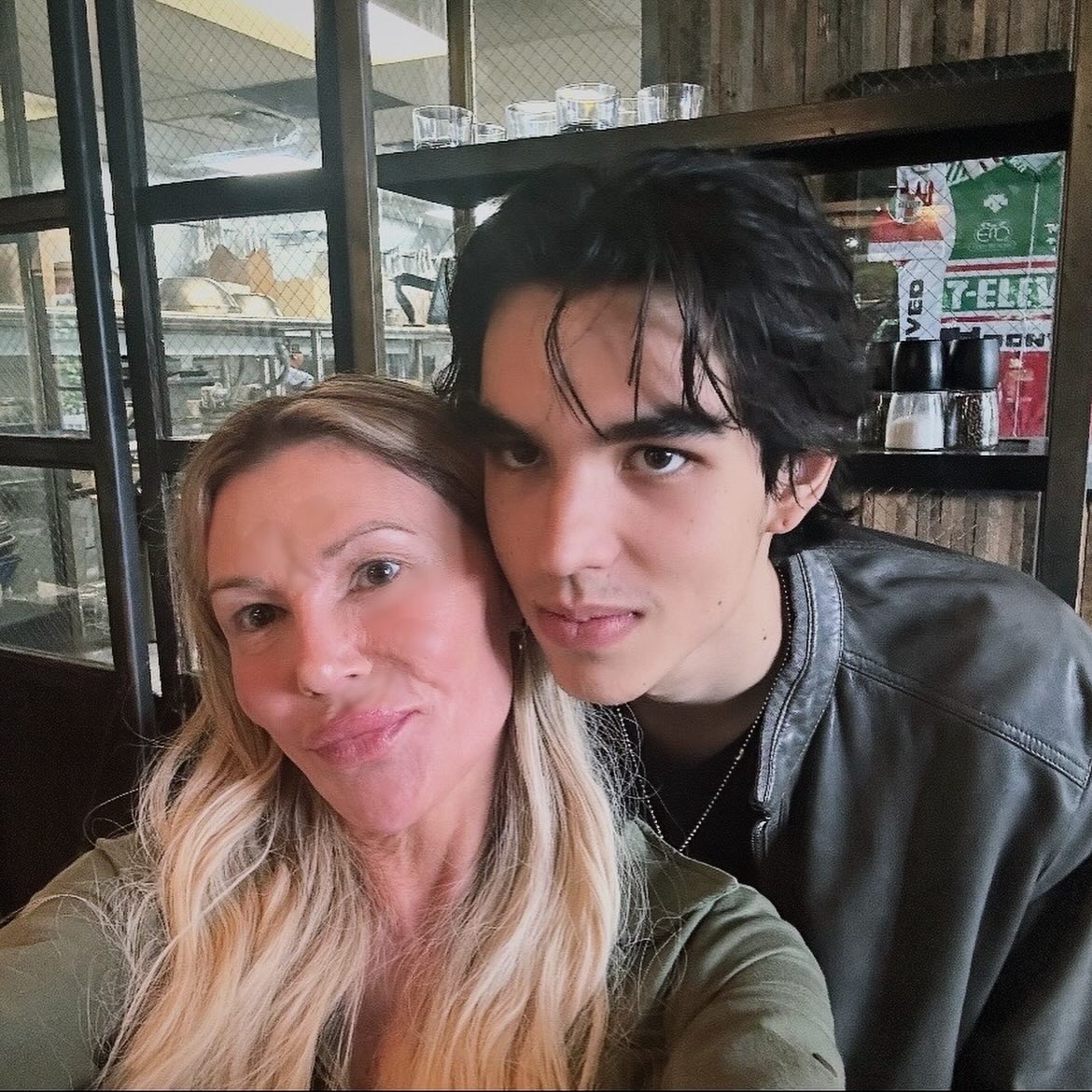 Brandi Glanville with her son Mason