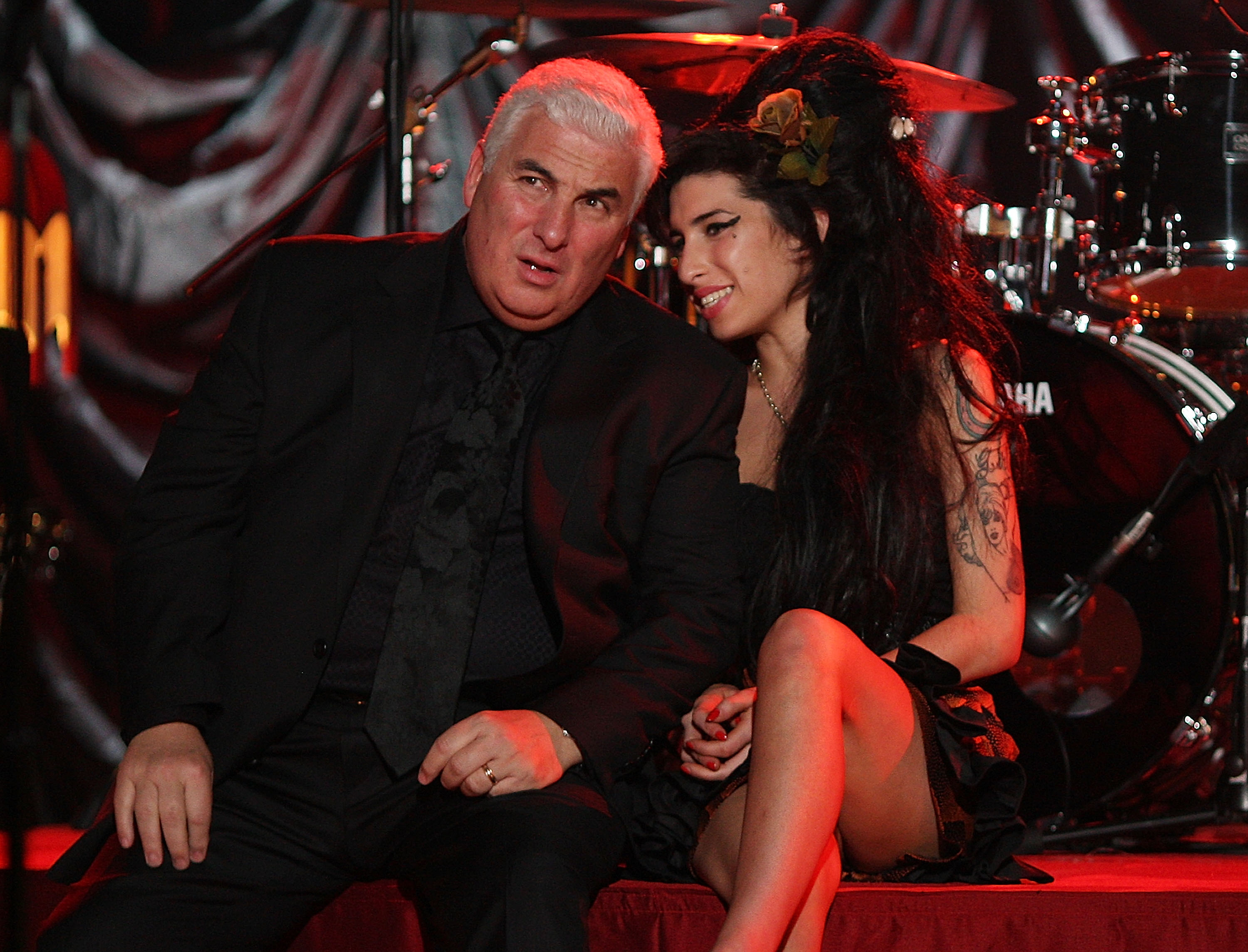 Mitch and Amy Winehouse at the Grammy Awards 2008