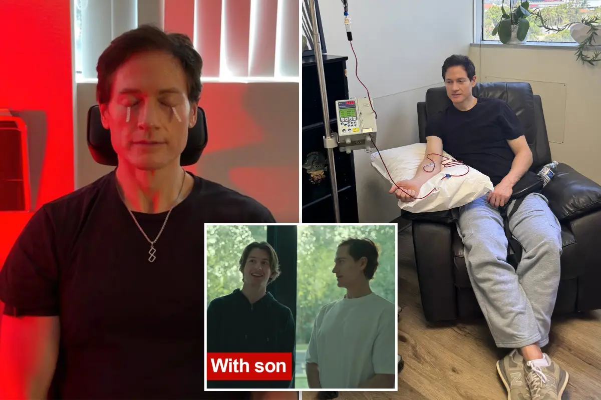 Eccentric biohacker Bryan Johnson who uses his son as a ‘blood boy’ makes unbelievable U-turn