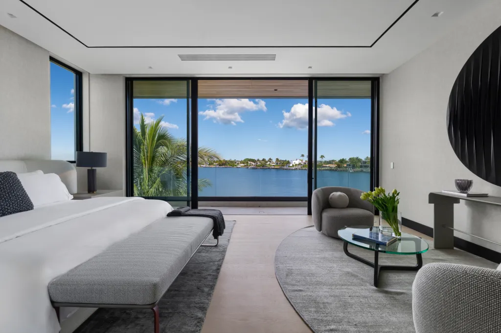 One of four bedrooms. 