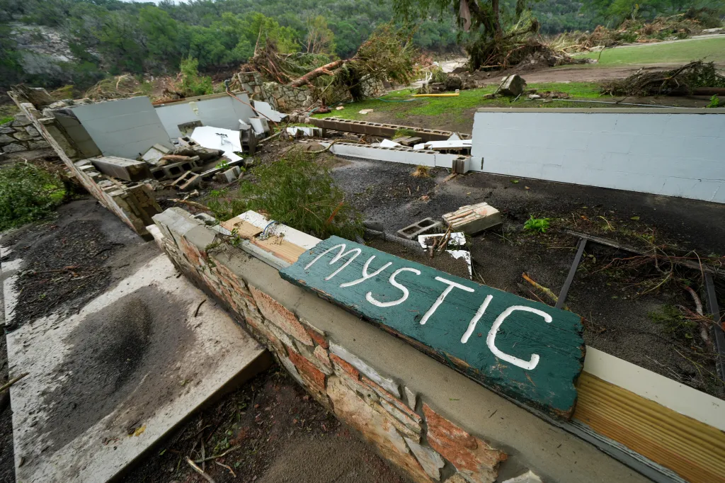 One of the flash flood emergency warning is for Kerrville — the scene of 2025's deadly flooding at Camp Mystic, which killed 28 people, including 25 young campers.