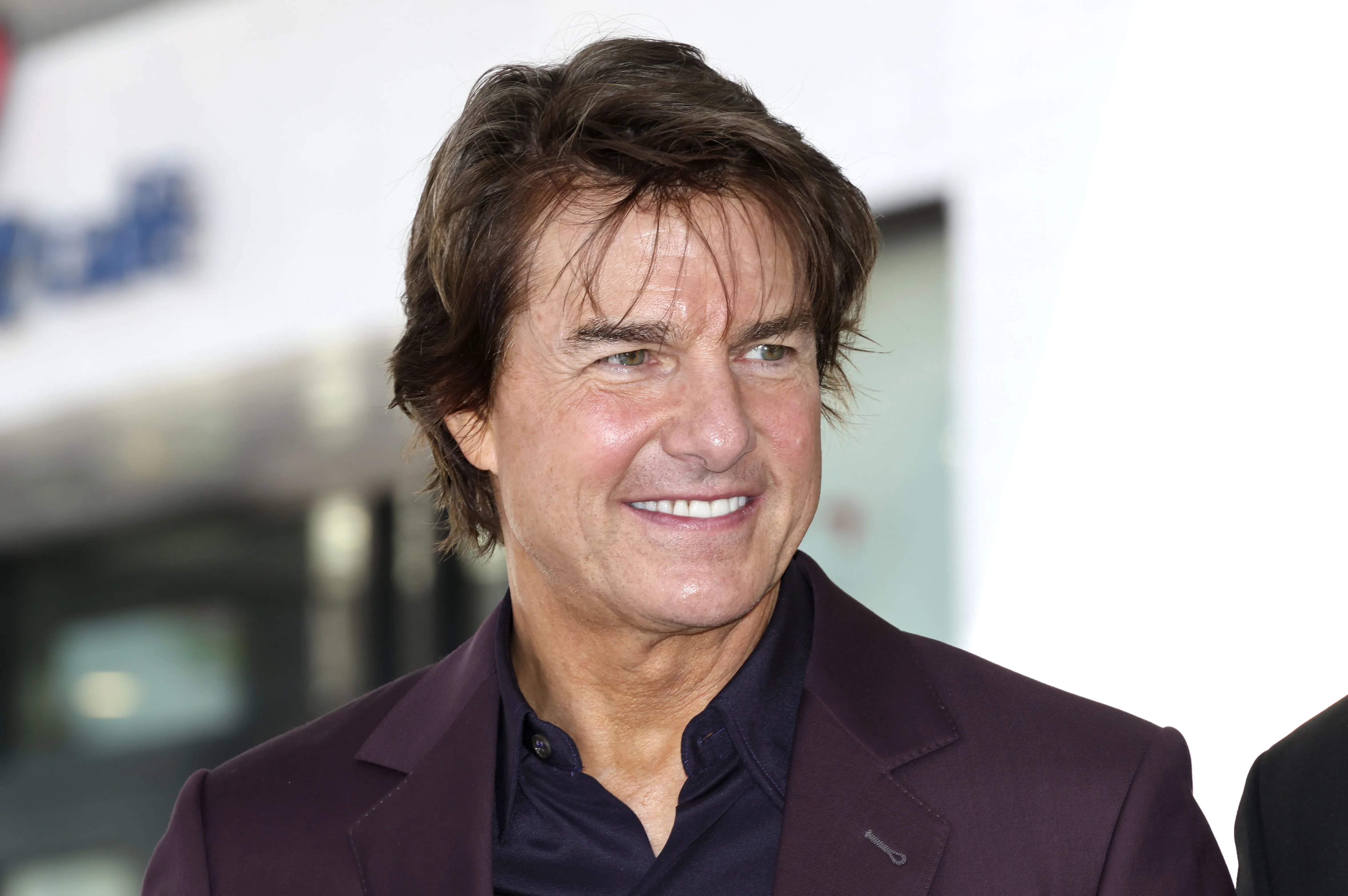 Tom Cruise at David Beckham's Hollywood Walk of Fame star ceremony