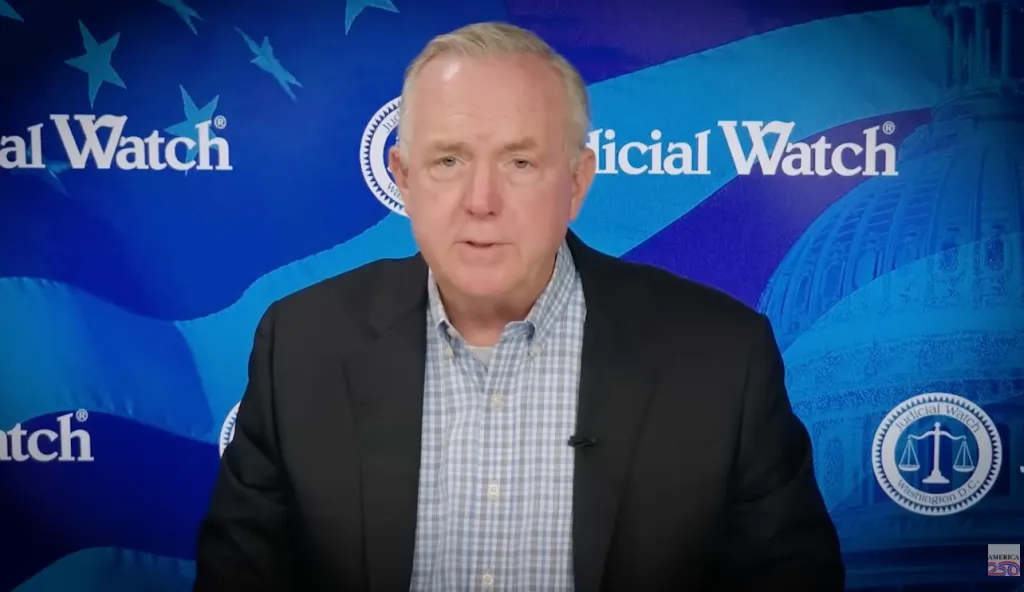 Chris Farrell, Director of Investigations and Research at Judicial Watch, speaking.