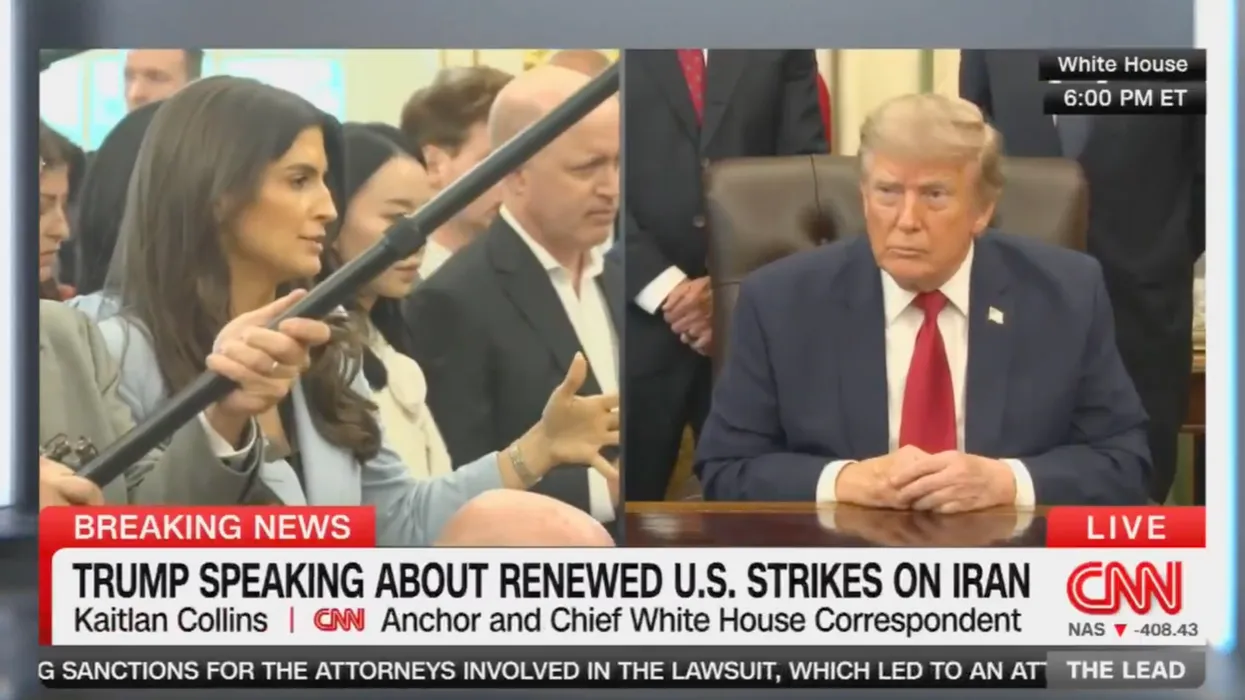Trump rage-quits press gaggle after CNN’s Kaitlan Collins questions new war strikes